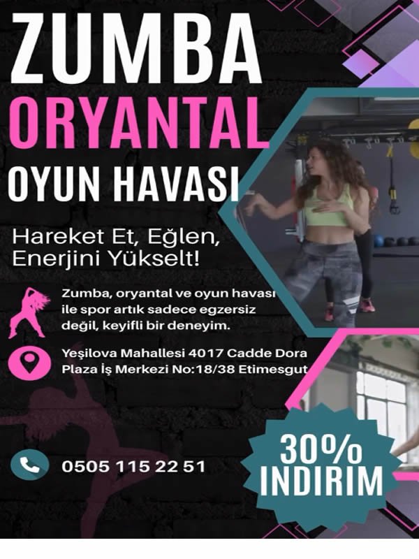 Zumba Oryantal Afişi