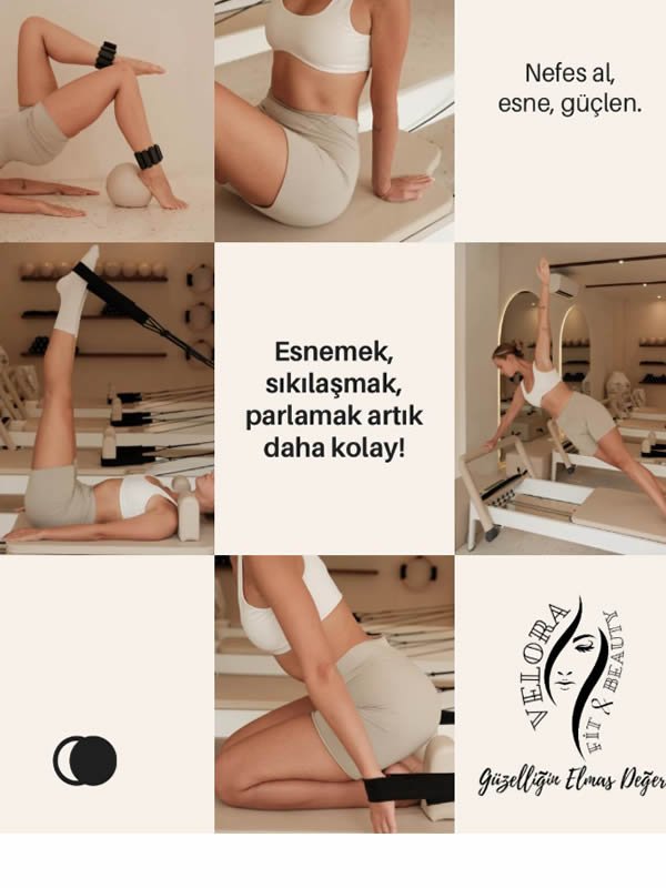 Pilates Esneme Afişi